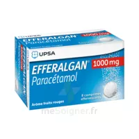 Efferalgan 1000 Mg Cpr Eff T/8 _ Arôme Fruits Rouges _