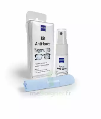 Zeiss Kit Spray Antibuée Fl/15ml + Tissu Microfibres à LE BARP