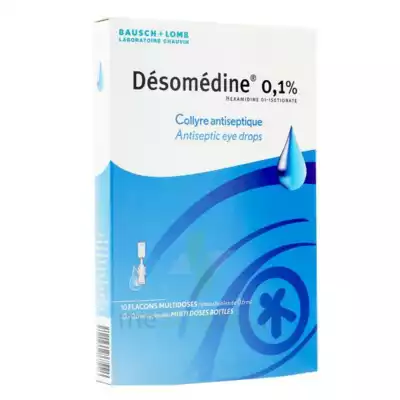 Desomedine 0,1 % Collyre Sol 10fl/0,6ml à LE BARP